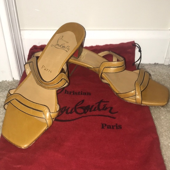 Christian Louboutin Brown Sandals